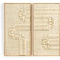 Telaga Woven Palm Double Wall Art