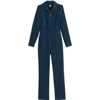 Corduroy Zip-Up Boilersuit, Length 30"