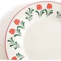 Set of 4 Lysor Floral Porcelain Plates