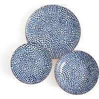 Sienna 18-Piece Porcelain Plate Set