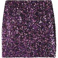 Recycled Sequin Mini Skirt