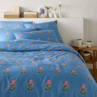 Alanis Floral Washed Linen & Cotton Duvet Cover