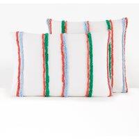 Neil Striped 100% Tufted Cotton Pillowcase