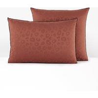 Thelma Leopard Print 100% Cotton Satin 300 Thread Count Pillowcase