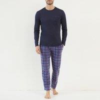 Cotton Crew Neck Pyjamas with Long Sleeves