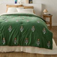 Dylis Quilted Corduroy Bedspread