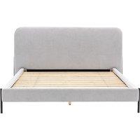 Davis Soft Weave Curve Bed with Metal Legs