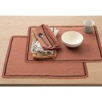 Set of 2 Menorca Linen & Cotton Placemats