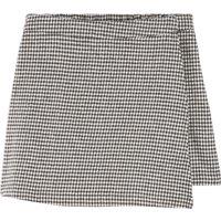 Checked Cotton Skort