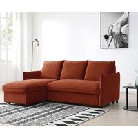 Beatrice Velvet Corner Sofa Bed