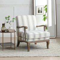 Oakley Linen Stripe Armchair