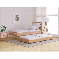 Skandi Mid Century Bed with Trundle Guest Bed