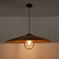 Super Tanguy Metal & Raffia Ceiling Light