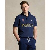 France Polo Shirt in Cotton Pique, Regular Fit