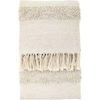 Soft Woven Striped Throw