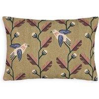 Edelys Rectangular 100% Wool Embroidered Cushion Cover