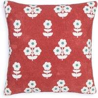 Malanis 40 x 40cm Floral 100% Cotton Embroidered Cushion Cover