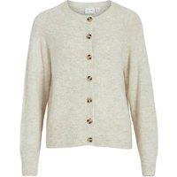 Brushed Knit Buttoned Cardigan