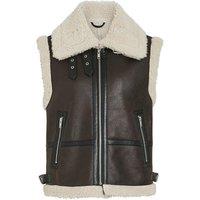 Faux Leather Gilet