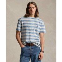 Striped Cotton Pocket T-Shirt