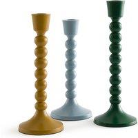Set of 3 Riya Metal Candlesticks