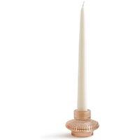 Sabri 5.7cm High Textured Coloured Glass Candlestick