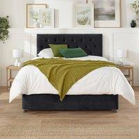 Olivier Velvet Divan Bed with 4 Drawers
