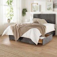 Grant Linen Divan Bed with 2 Drawers