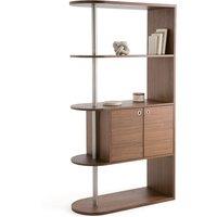 Luxyl Walnut Veneer Bookcase / Room Divider