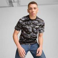 AOP Cotton Camo T-Shirt with Short Sleeves