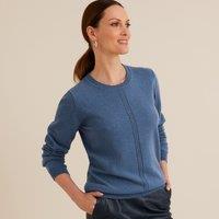 Lambswool Crew Neck Jumper in Fine Knit