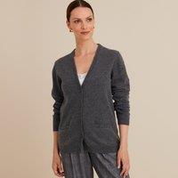 Lambswool Buttoned Cardigan