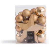 Caspar Box of 33 Christmas Bauble Decorations