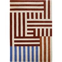 Elsie Striped 100% Wool Rug