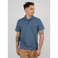 Plain Polo Shirt in Cotton Mix with Short Sleeves