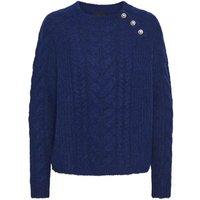 Cable Knit Jumper with Crew Neck