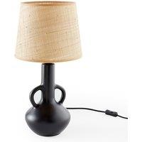 Balsa Ceramic & Raffia Table Lamp