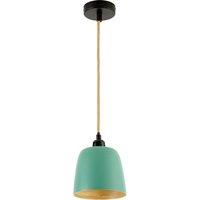 Bineta 15cm Diameter Coloured Bamboo Ceiling Light