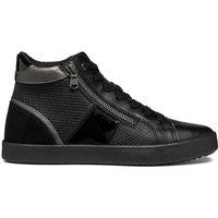 Blomiee Breathable High Top Trainers in Leather