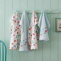 Strawberry Garden Tea Towel Pack of 4