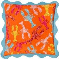 Crustaceans Animal Scalloped Cushion