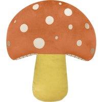 Mushroom Filled Velvet Cushion