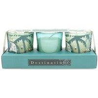 Set of 3 Siam Guava Mini Votive Candles
