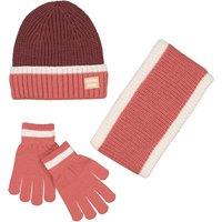 Hat, Snood and Gloves Set with Fleece Lining