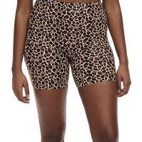 Soft Stretch Shorts in Leopard Print