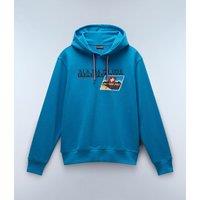 Portalet Logo Print Hoodie in Cotton Mix