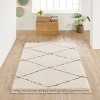 Fatouh Fringed Berber Style Rug