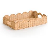 Elysia Rectangular Rattan Tray