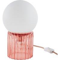 Dima Opaline & Coloured / Streaked Glass Lamp