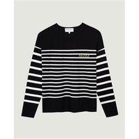 Montpar Striped T-Shirt in Organic Cotton with Long Sleeves